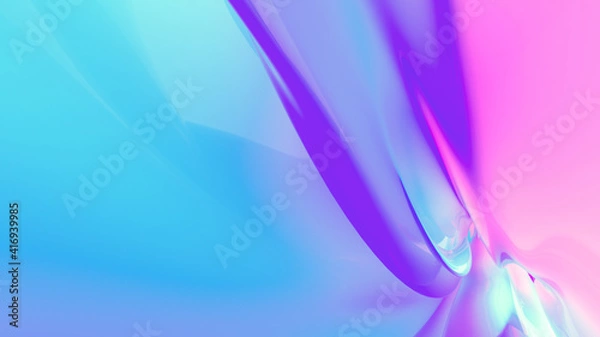 Obraz Blue purple fluid gradient background