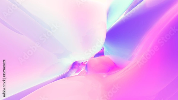 Obraz Blue purple fluid gradient background