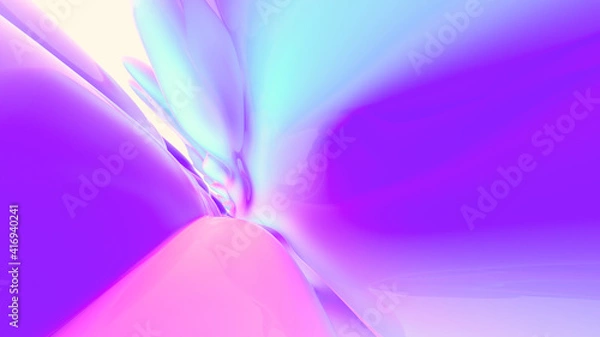 Obraz Blue purple fluid gradient background