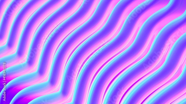 Obraz Blue purple fluid gradient background