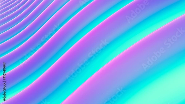 Obraz Blue purple fluid gradient background