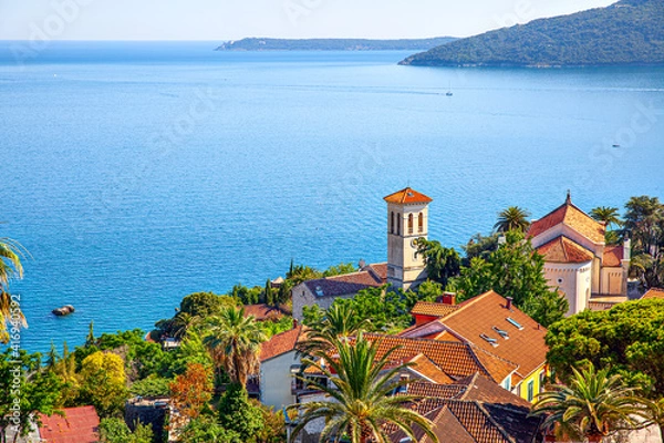 Obraz Landscape with Herceg Novi in Montenegro