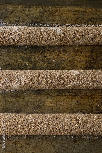 Fototapeta stack of straw background texture 