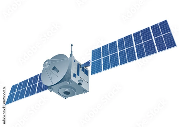 Obraz space orbital satellite