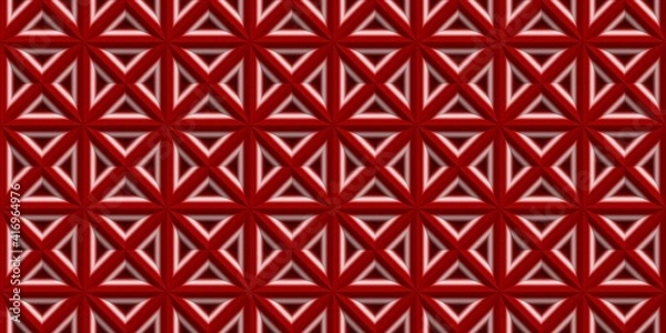 Fototapeta multicolor pattern with symmetric geometric ornament.
