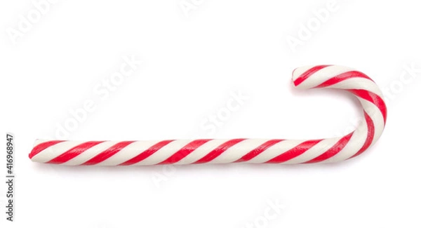 Obraz Candy cane  isolated on white background