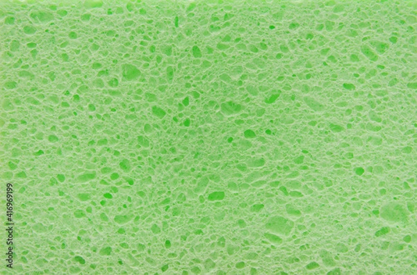 Obraz Green sponge texture background