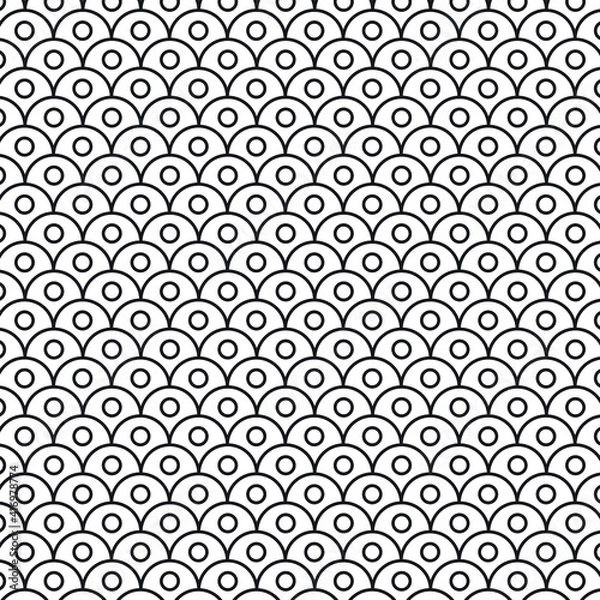 Obraz Abstract vector modern geometric pattern. Stock illustration.