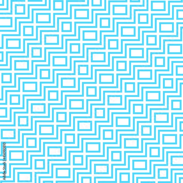 Fototapeta Abstract vector modern geometric pattern. Stock illustration.