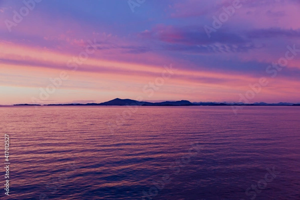 Obraz sunset over the sea