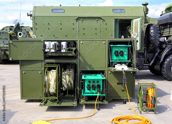 Obraz Open switchgear of electrical installations