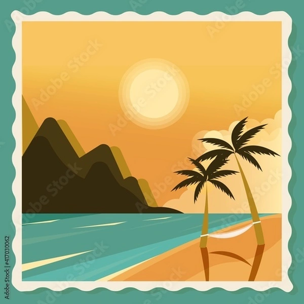 Obraz tropical beach