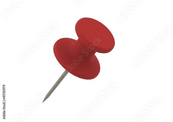Obraz Red push pin