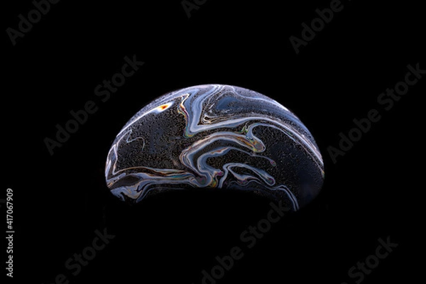 Obraz Macro soap bubble abstract texture