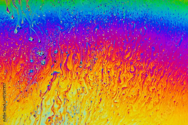 Obraz Macro soap bubble abstract texture