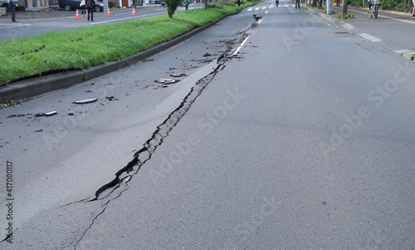 Fototapeta 地震災害