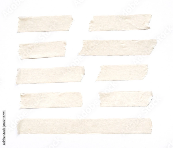 Obraz close up of adhesive tape on white background
