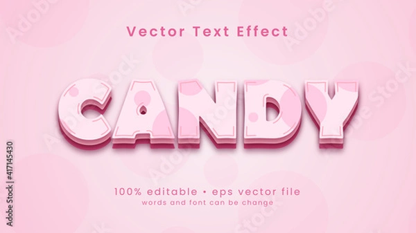 Obraz Cute Text Effect with Soft color