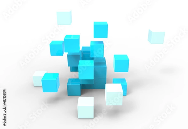 Obraz cubo scomposto