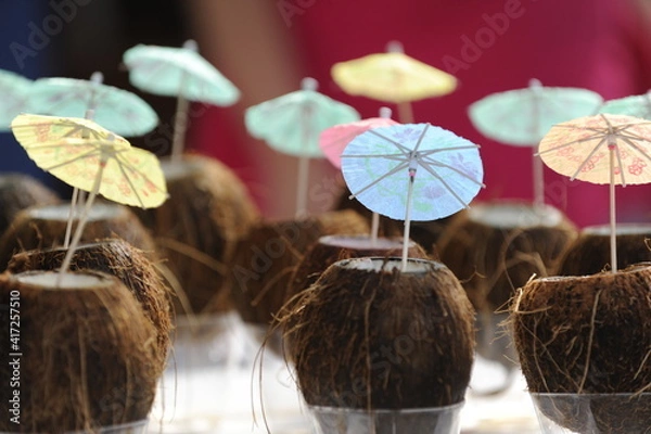 Obraz drink umbrellas
