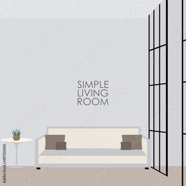 Obraz modern living room