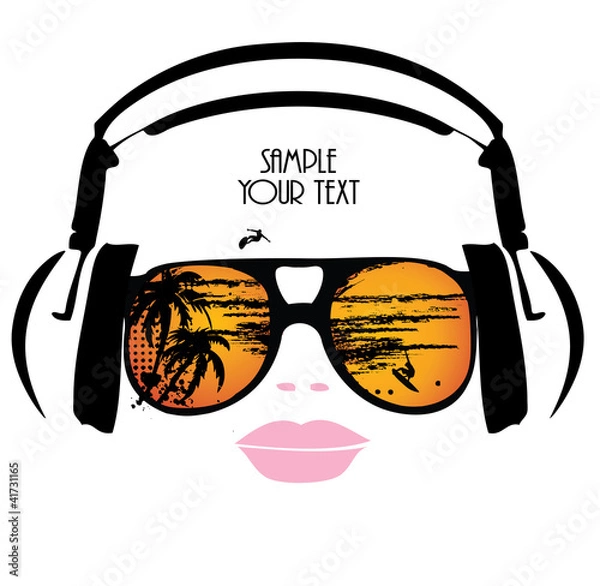 Obraz summer illustration