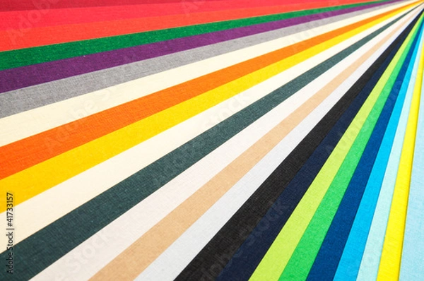 Fototapeta Colored paper strips.