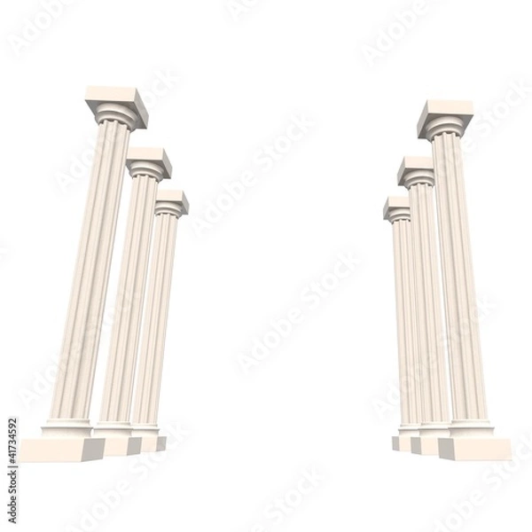 Fototapeta 神殿の柱　正面