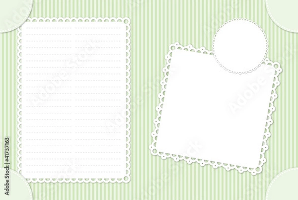 Fototapeta Placemat menu
