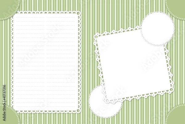 Fototapeta Placemat menu
