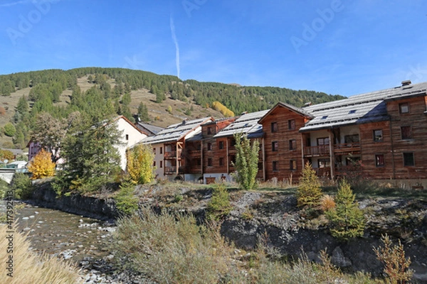 Obraz Les Balcons du Viso - côté torrent du Bouchet