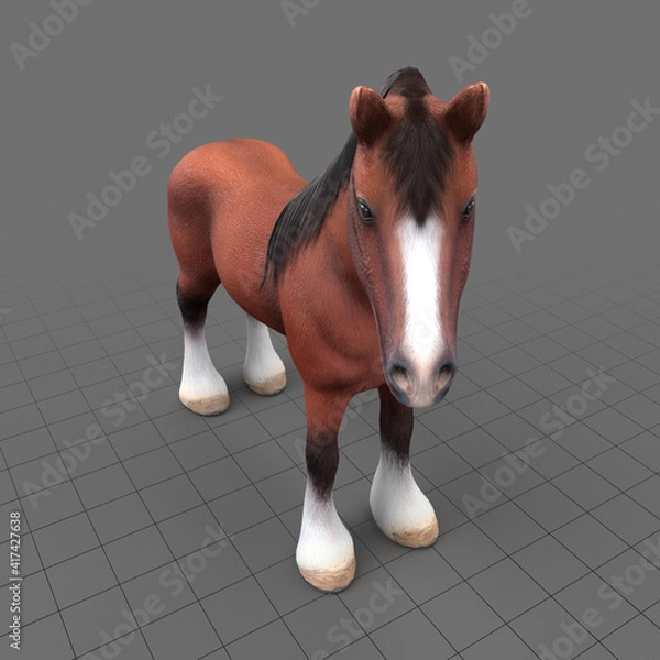 Obraz Stylized horse