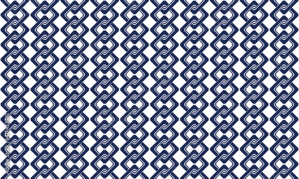 Obraz 和柄　子持ち吉原繋ぎ　シームレスパターン　背景素材　紺色