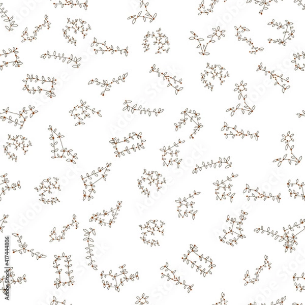Fototapeta Pattern in the form of all the signs of the zodiac constelations brunch