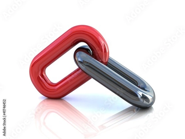 Obraz Single chain link