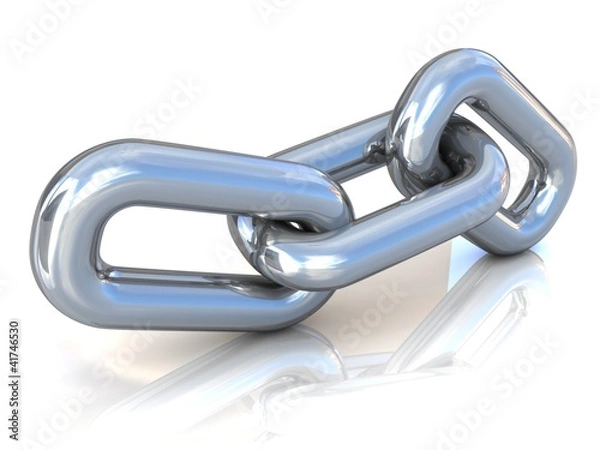 Obraz Single chain link