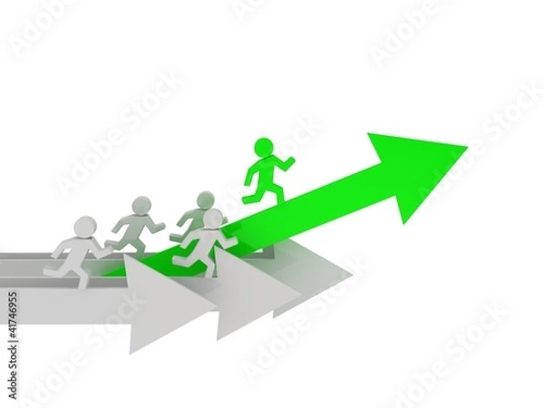 Obraz Competition concept. Race