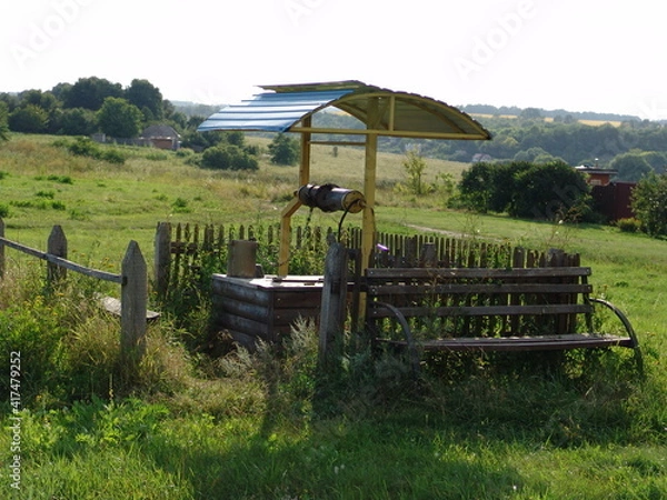 Obraz landscape with a farm