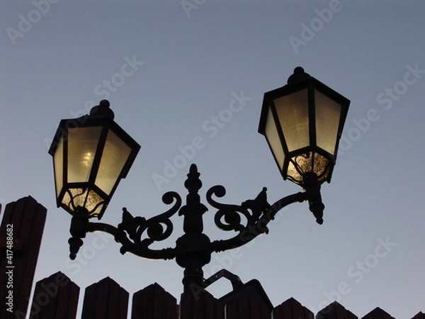 Obraz old street lamp