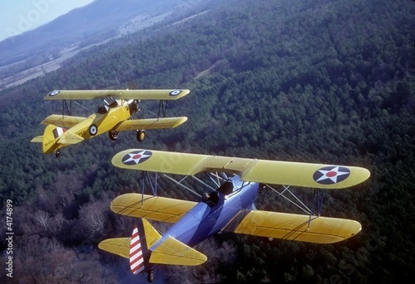 Fototapeta World War II biplanes