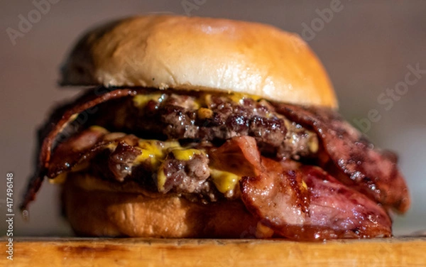 Obraz Bacon burger