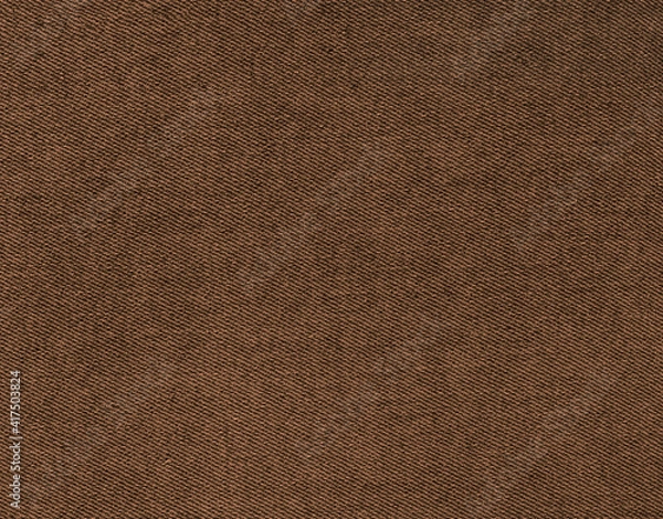 Fototapeta brown fabric texture, denim jeans