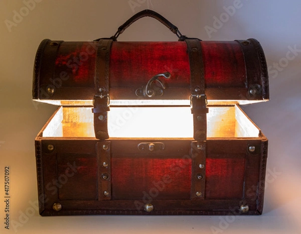 Fototapeta 掘り出し物、宝箱、冒険