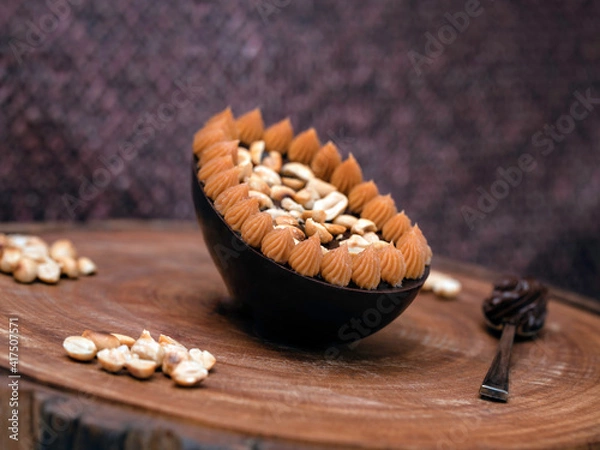 Obraz Close-up of easter egg dessert.