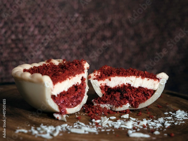 Obraz Close-up of easter egg dessert.