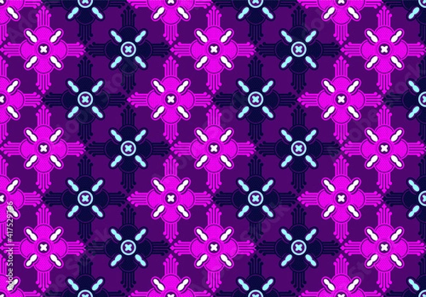 Fototapeta Motif patterns are great for a variety of functions and uses. Vector EPS 10