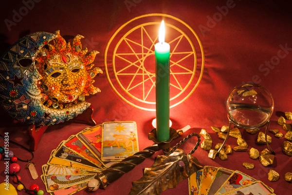 Fototapeta Karty tarotów (4).