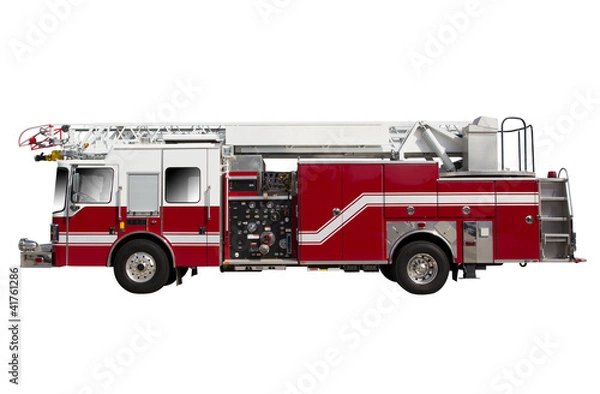 Obraz Wóz strażacki