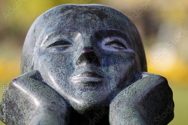 Obraz Sitzendes Mädchen Bürgengarten Hameln