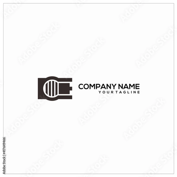 Fototapeta Logo vector industry abstract template